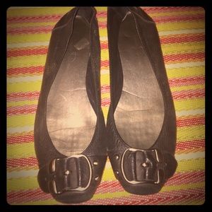 Jessica Simpson buckle flats black 6.5