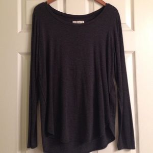 Abercrombie & Fitch Long Sleeve Grey Tee, M.