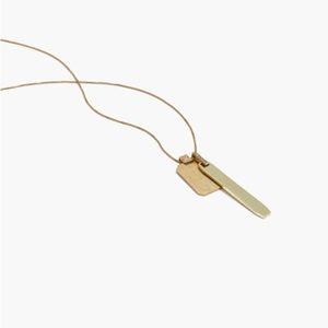 Madewell Ensign Necklace - Vintage Gold