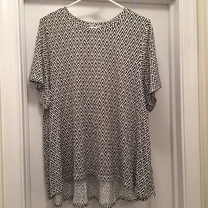 NWT Aztec Patterned Top