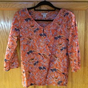 Lucky Brand peasant top size L
