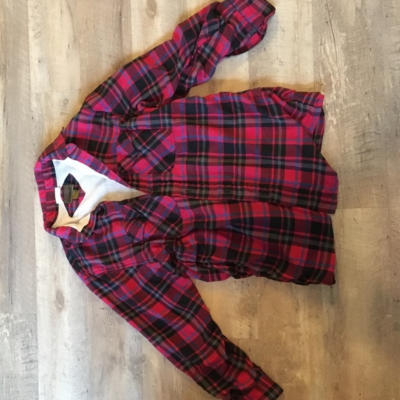 Red Brandy Melville warm flannel