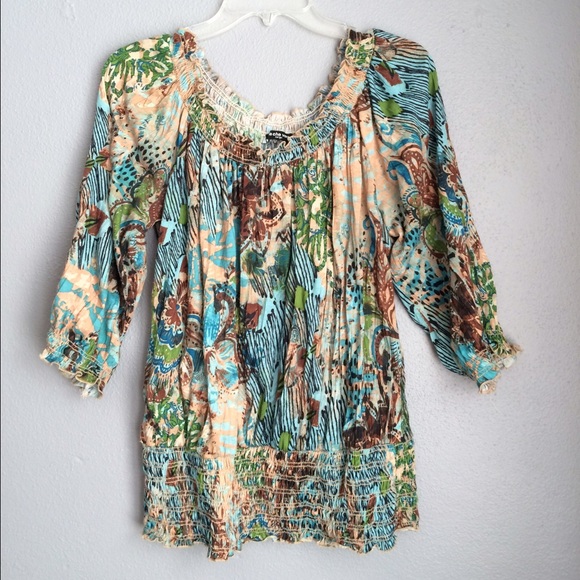 Cha Cha Vente 3/4 Sleeve Blouse