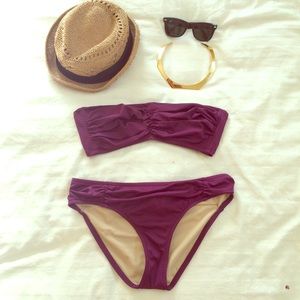 J crew bandeau bra bikini