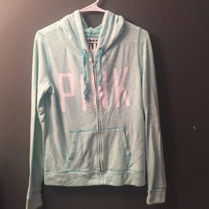Small PINK zip up hoodie