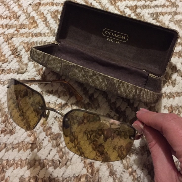 COACH sunglasses- case included!