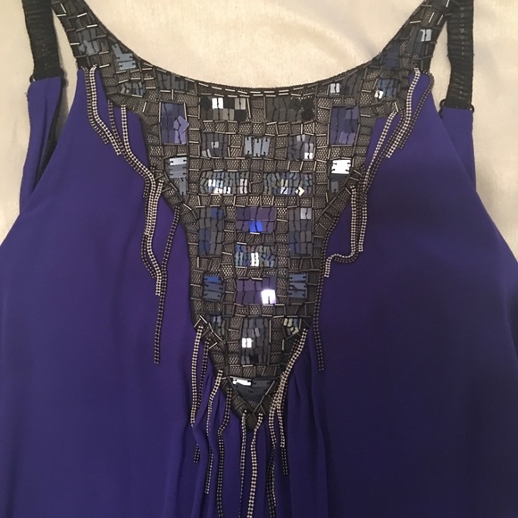 BCBG maxazria Long chiffon gown with development - Picture 4 of 4