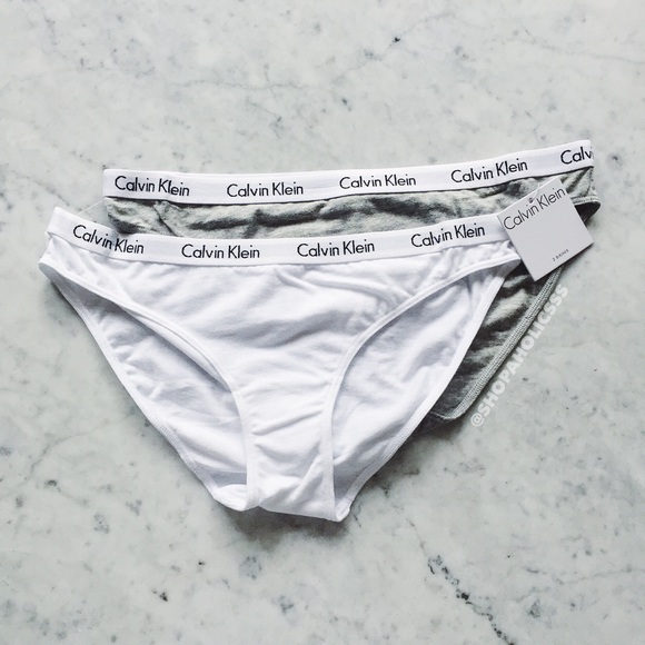 CALVIN KLEIN Cotton Logo Bikini Underwear 2-Pack - Picture 2 of 3