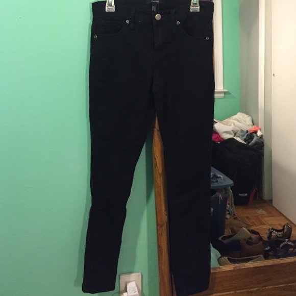 Forever 21 black jeggings