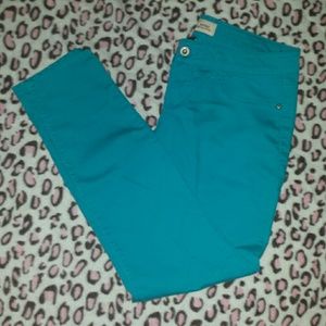 Turquoise Skinny Jeans