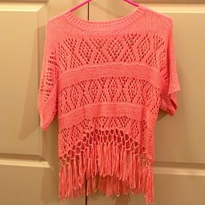 Crochet/fringe top