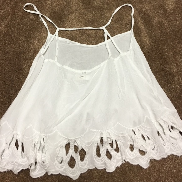 White Volcom top - Picture 2 of 2
