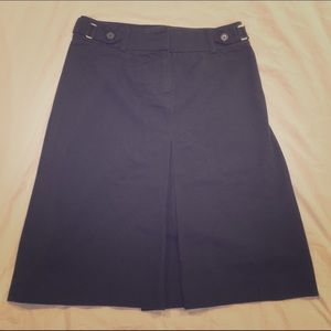 Zara Basics Black Knee-High Pencil Skirt