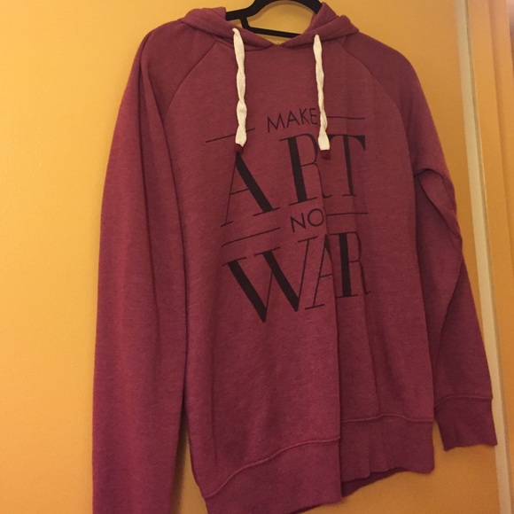 Make Art Not War ! Hoodie