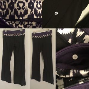 Reversible Lululemon Athletica in the groove pants