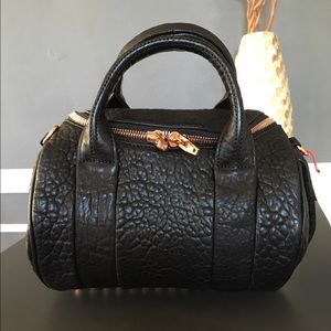 SOLD Alexander Wang Rockie: Black w/ Rose Gold