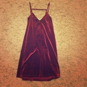 Red Velvet Dress