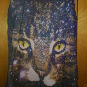 ON SALE!!Wet Seal Galaxy Cat Tank Top