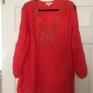 Umgee coral tunic