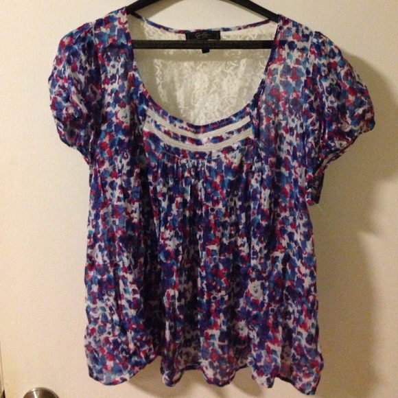 Jessica Simpson Peasant Top 1X