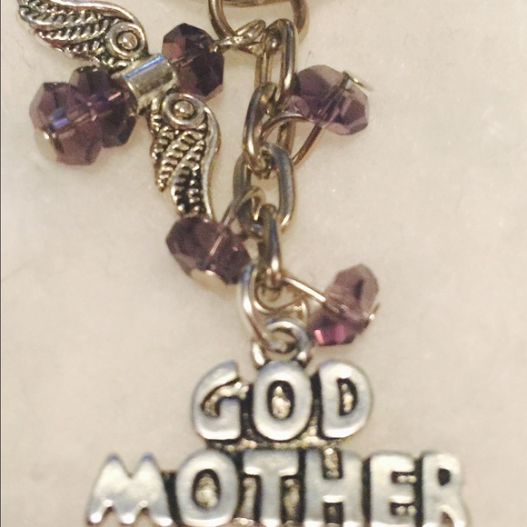 February God mother key chain