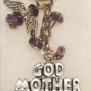 February God mother key chain