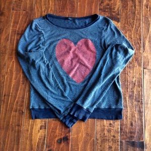 Blue Wildfox Heart❤️ Jumper