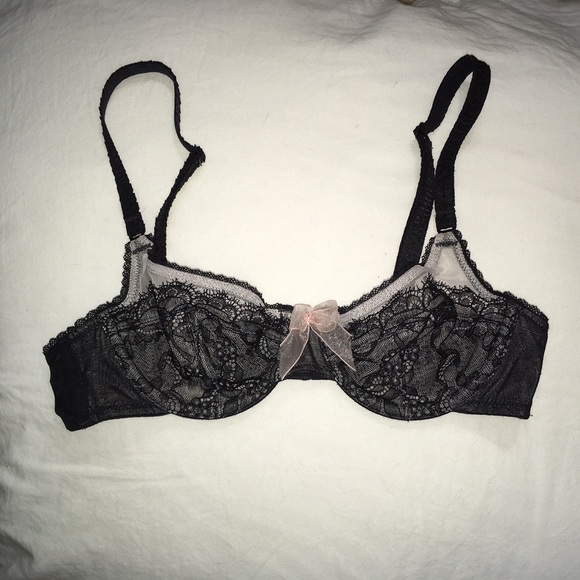 🌸 NWOT Warcol Sexy Sheer Lace Demi Bra - 34A