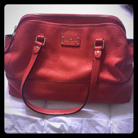 Kate Spade 100% authentic gorgeous red handbag