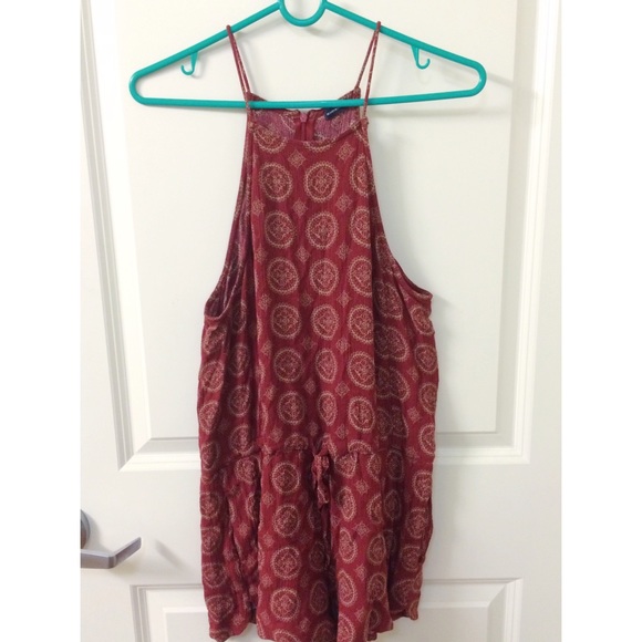 Graphic print romper
