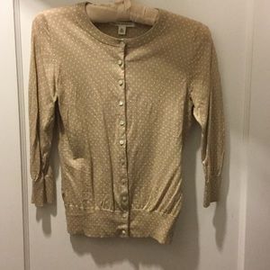 Adorable Banana Republic polka dot cardigan
