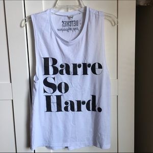 Barre so Hard tank top