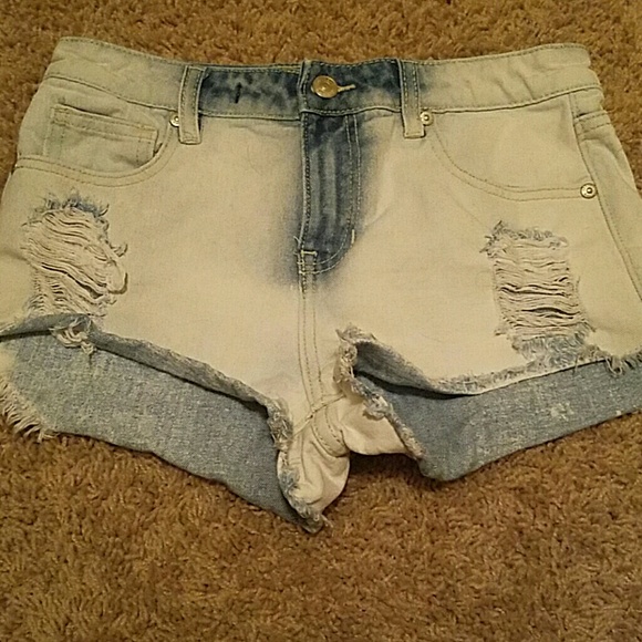 Acid washed shorts - Picture 1 of 3