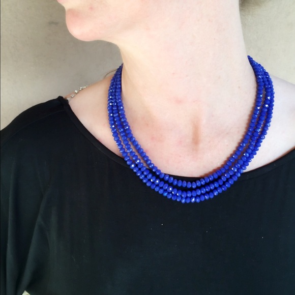 Beautiful vibrant stacked necklace