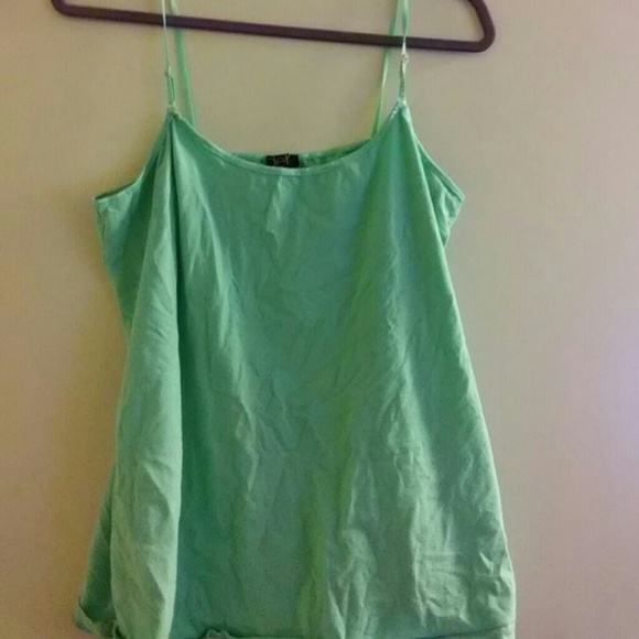 Mint Green Cami with Adjustable Straps