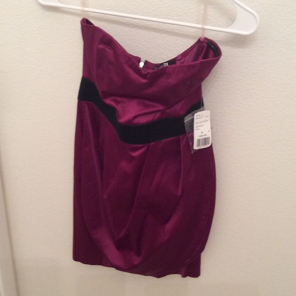 Fuchsia cocktail dress