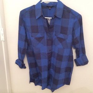 Long sleeve button up woven