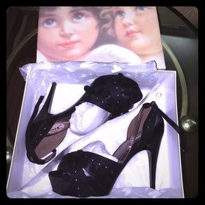 Fiorucci peeptoe stilettos