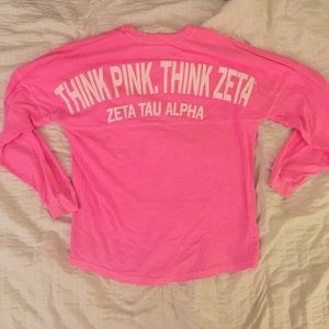 "Think Pink" Zeta Tau Alpha Spirit Jersey