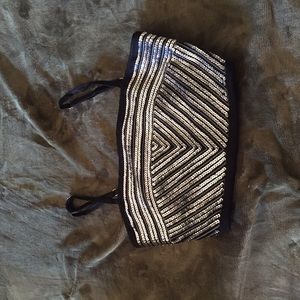 Bethany mota black sequin crop top. (Nbw)