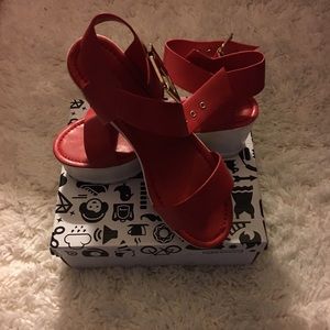 Bamboo Red Wedges