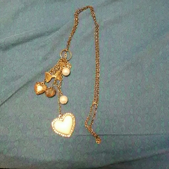 Cute Gold Heart Necklace