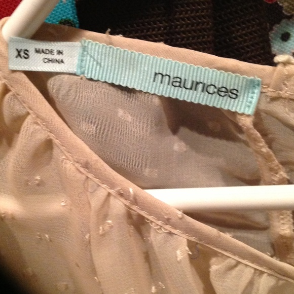 SOLD!! Maurices Crochet Back Top - Picture 4 of 4