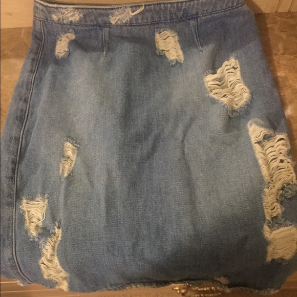 Denim skirt