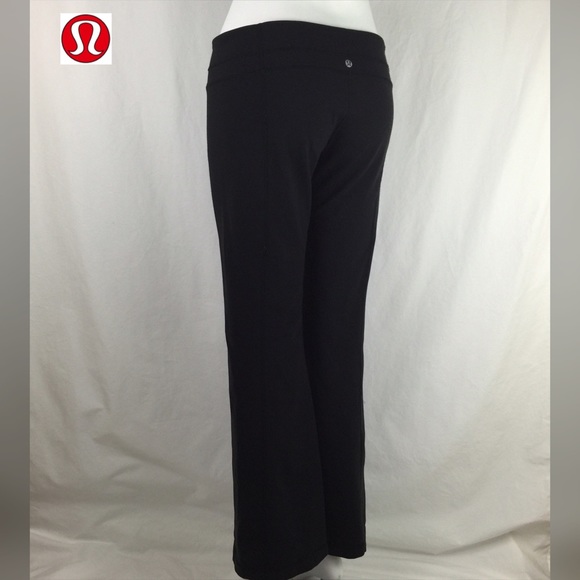 lululemon athletica Pants - Lululemon Black Wide Leg Groove Yoga Workout Pants