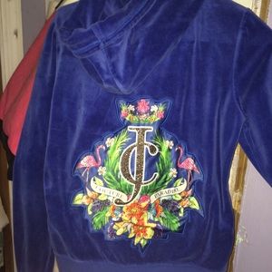 Juicy Couture royal blue track jacket :)