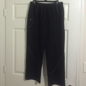 Men's Large Black Under Armor Sweatpants