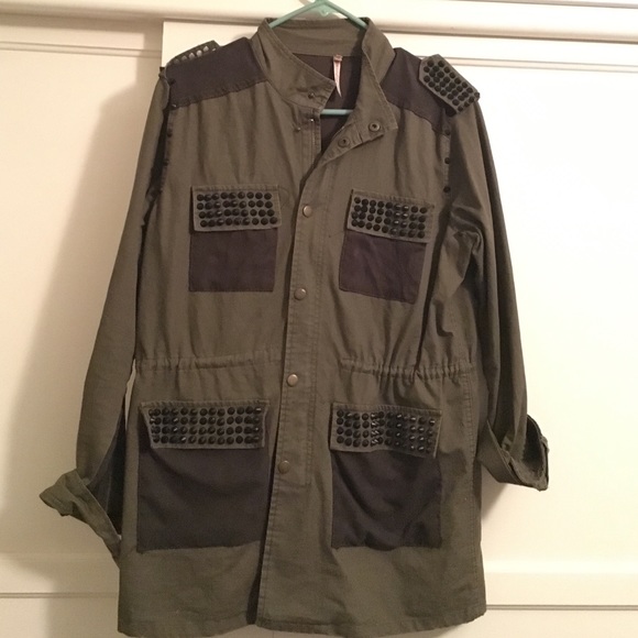 Studded utility jacket