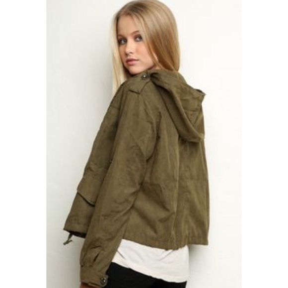 Brandy Melville olive green Hailey jacket jacket