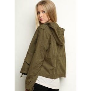 Brandy Melville olive green Hailey jacket jacket